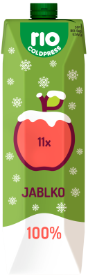 RIO COLD PRESS 100% Jablko 1L (Zimná edícia)
