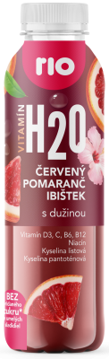 Rio H2O červený pomaranč-ibištek bez cukru