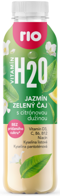 Rio H2O jazmín zelený čaj 0,4L PET 3D Rio H2O jazmín zelený čaj 0,4L PET 3D